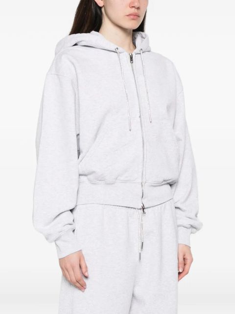 Alexander Wang zip-up hoodie - Grey