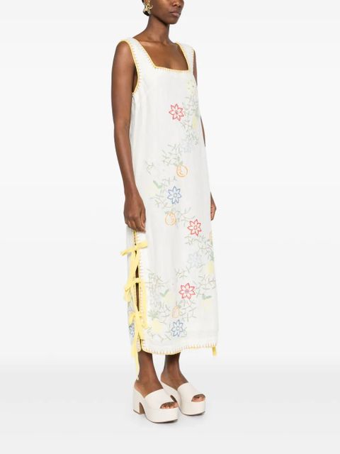 ALEMAIS Olivia maxi dress - Neutrals