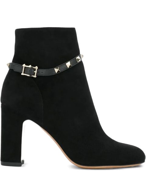 Valentino Garavani 95mm Rockstud ankle boots - Black - zdjęcie produktu nr 1
