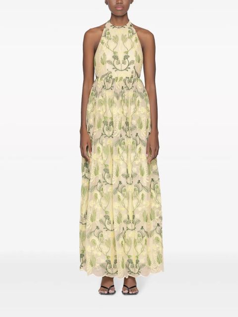 Agua By Agua Bendita Acanella Habitat halter maxi dress - Neutrals - zdjęcie produktu nr 2