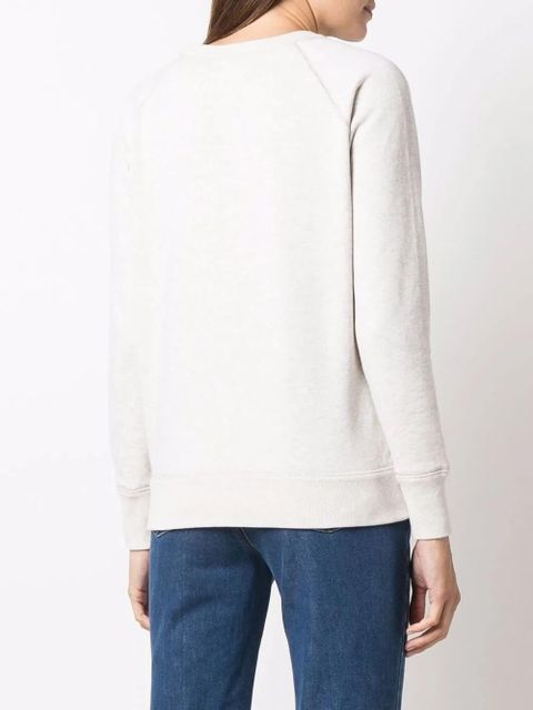 MARANT ÉTOILE logo-print crew-neck sweatshirt - Neutrals