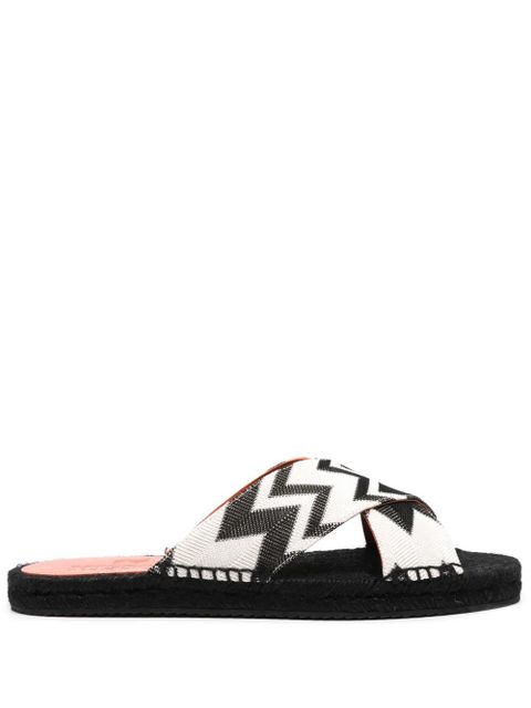 Missoni cross-straps espadrilles - Black - zdjęcie produktu nr 1