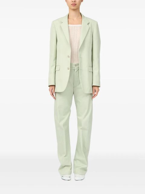 MM6 Maison Margiela single-breasted blazer - Green - zdjęcie produktu nr 2