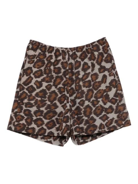 Nanushka animal-print shorts - Brown - zdjęcie produktu nr 1