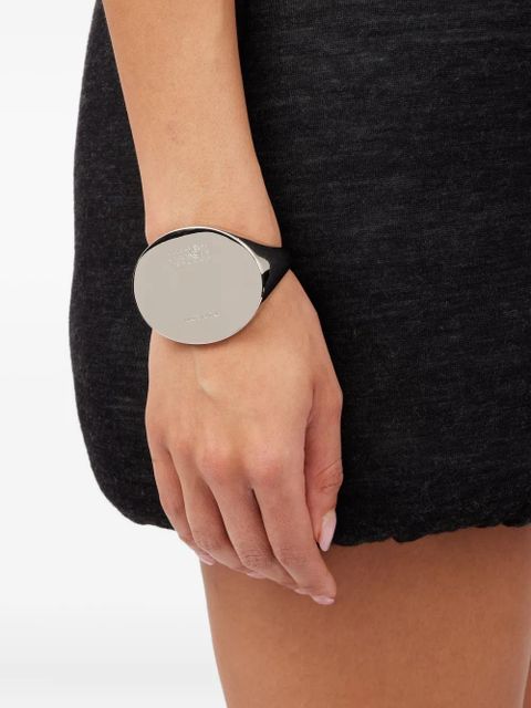 MM6 Maison Margiela Numbers-motif cuff bracelet - Silver - zdjęcie produktu nr 2