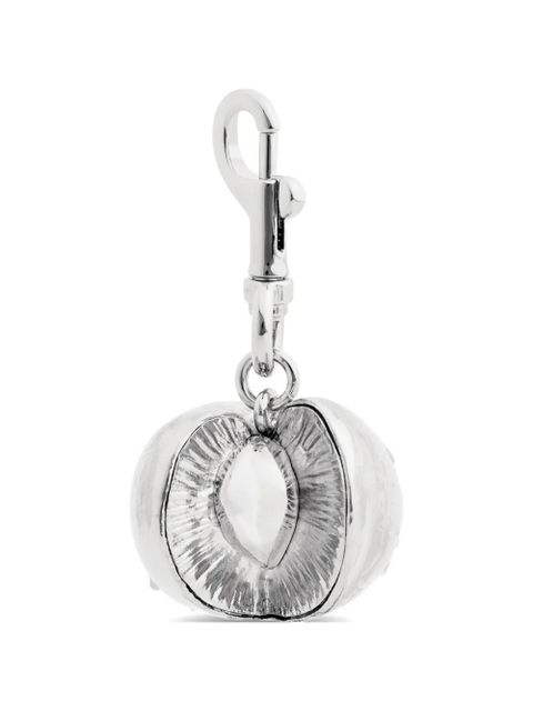 Rabanne peach-pendant bag charm - Silver - zdjęcie produktu nr 1