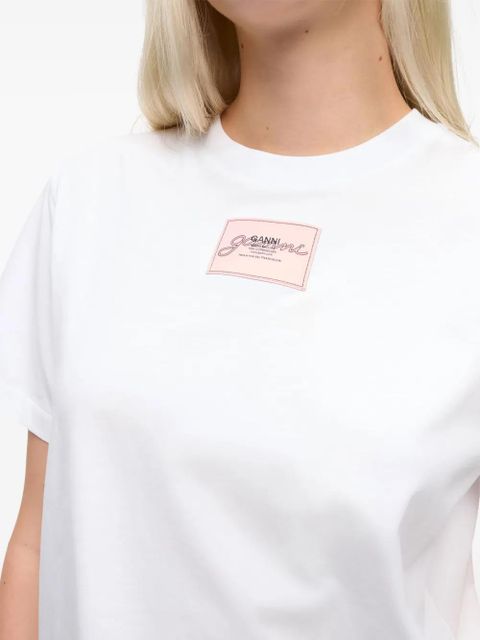 GANNI graphic-print T-shirt - White