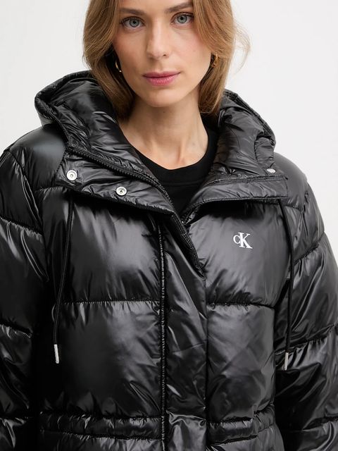 Calvin Klein Jeans kurtka kolor czarny zimowa LV047D506G