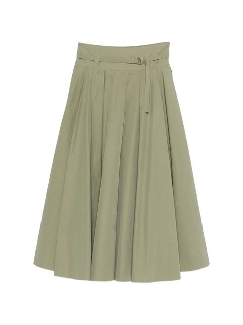 Maje belted A-line midi skirt - Green - zdjęcie produktu nr 1