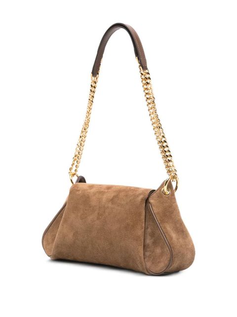 TOM FORD medium T-hardware tote bag - Brown