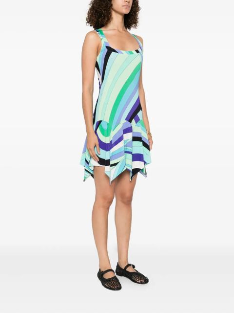 PUCCI abstract-print dress - Blue