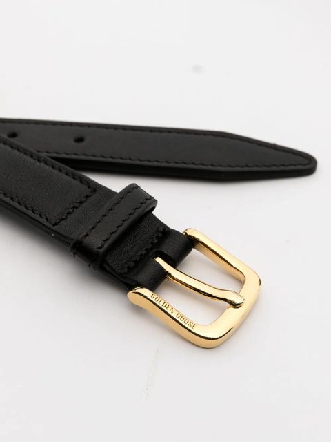 Golden Goose woven leather belt - Black - zdjęcie produktu nr 2