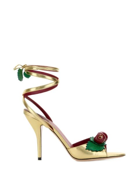 Valentino Garavani Cherryfic sandals - Gold - zdjęcie produktu nr 1