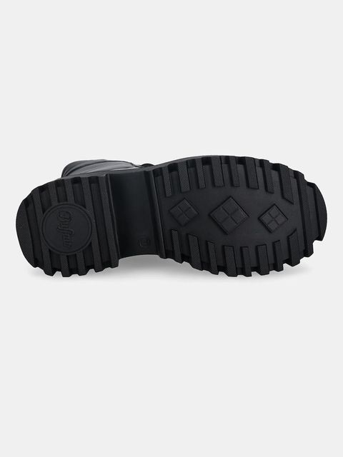 Buffalo workery Aspen Laceup Quilt damskie kolor czarny na platformie ocieplone 1622597-BLK