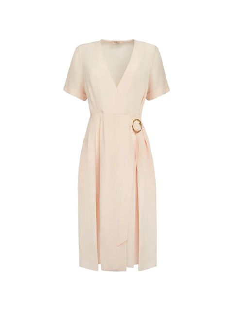 TWINSET buckle wrap dress - Pink - zdjęcie produktu nr 1