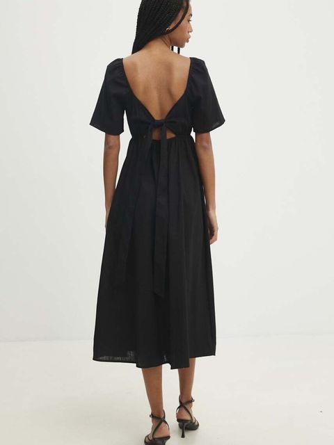 Answear.LAB sukienka z lnem