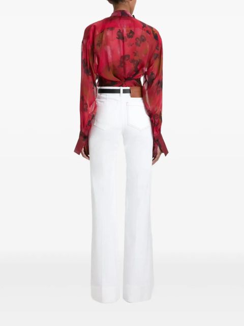 Victoria Beckham floral-print blouse - Pink