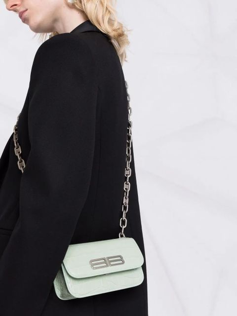 Balenciaga - Gossip XS shoulder bag - women - Leather - One Size - Green