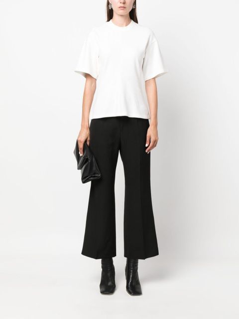 Proenza Schouler cotton waisted T-shirt - White - zdjęcie produktu nr 2