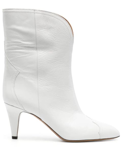 ISABEL MARANT Dytho 30mm leather boots - White - zdjęcie produktu nr 1