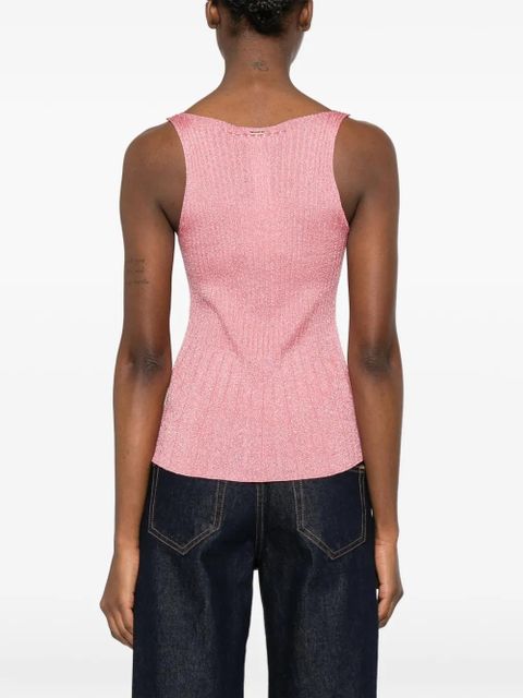TWINSET ribbed top - Pink