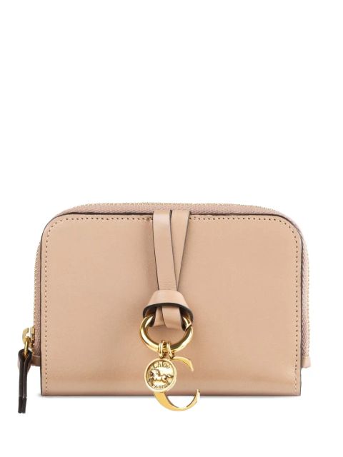 Chloé leather zip-around purse - Neutrals - zdjęcie produktu nr 1