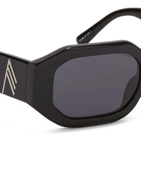 The Attico x Linda Farrow geometric-frame sunglasses - Black - zdjęcie produktu nr 2
