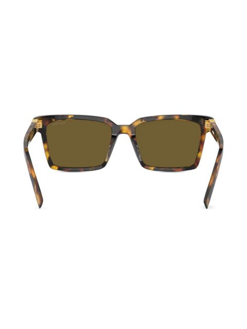 Miu Miu Eyewear tortoiseshell-effect square-frame sunglasses - Brown