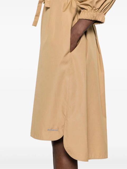 Marni poplin midi dress - Brown