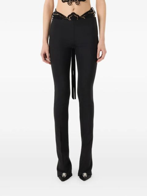 Blumarine lace trousers - Black