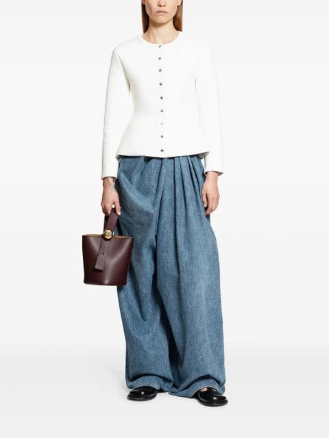 LOEWE long-sleeves cardigan - White