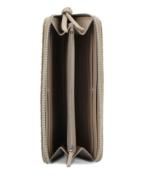 FENDI zip-around leather wallet - Neutrals