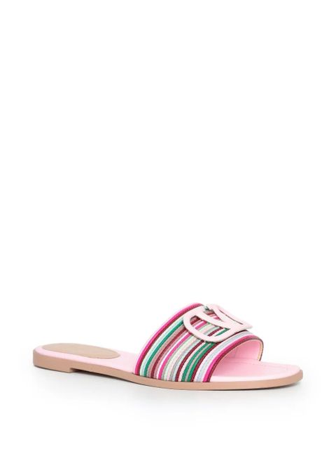 Valentino Garavani VLogo Signature slides - Pink - zdjęcie produktu nr 2
