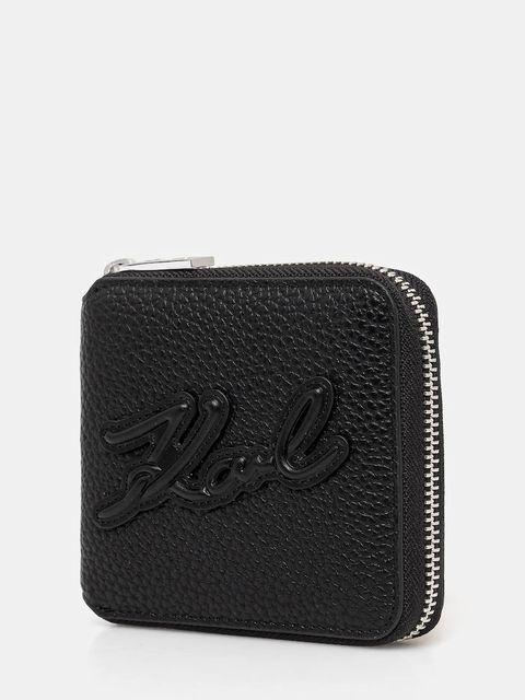 Karl Lagerfeld portfel damski kolor czarny A1W32054
