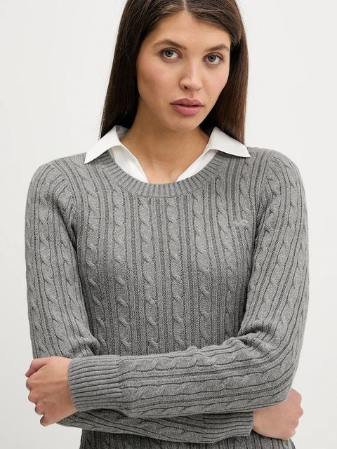 Hollister Co. sweter damski kolor szary KI350-5305-112 - zdjęcie produktu nr 2