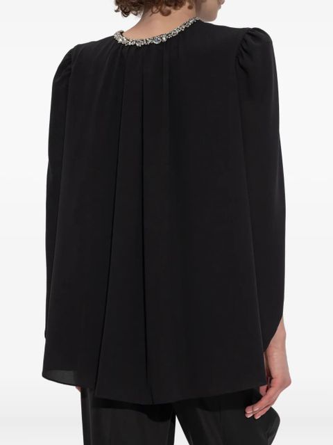 Alexander McQueen silk top - Black