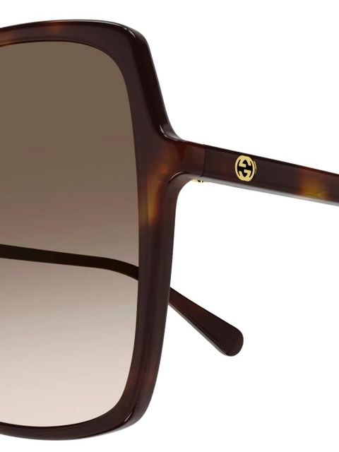 Gucci Eyewear square-frame sunglasses - Brown