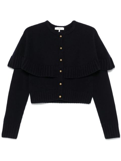 Chloé cape-design cardigan - Blue