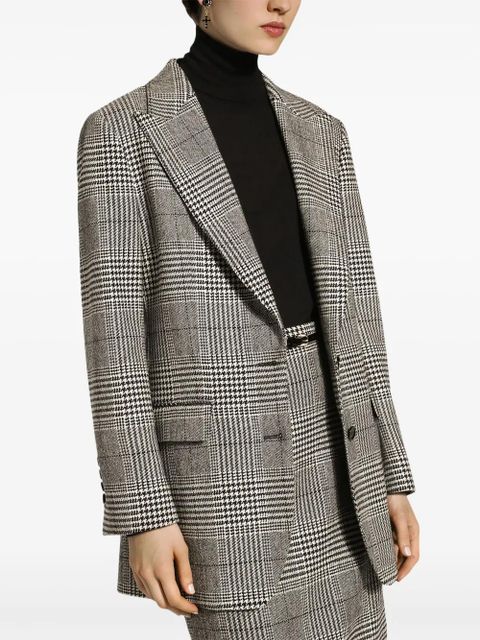 Dolce & Gabbana glen-plaid blazer - Grey - zdjęcie produktu nr 2