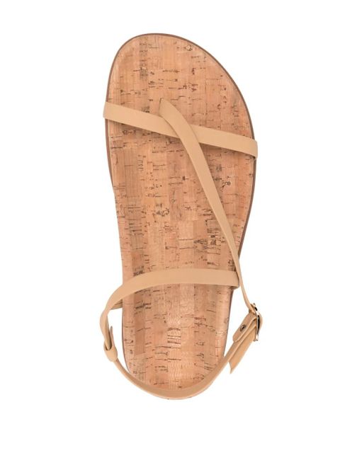 Ancient Greek Sandals Aimilia leather sandals - Neutrals