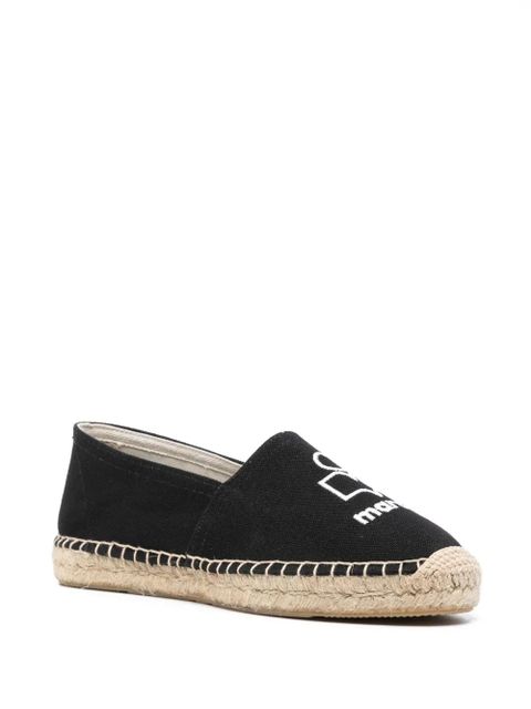 ISABEL MARANT Canae Logo espadrilles - Black