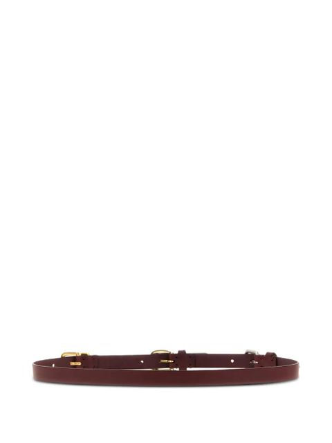 ETRO leather buckle belt - Red