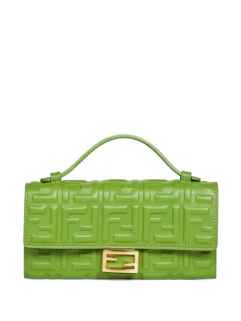FENDI FF Baguette wallet - Green - zdjęcie produktu nr 1