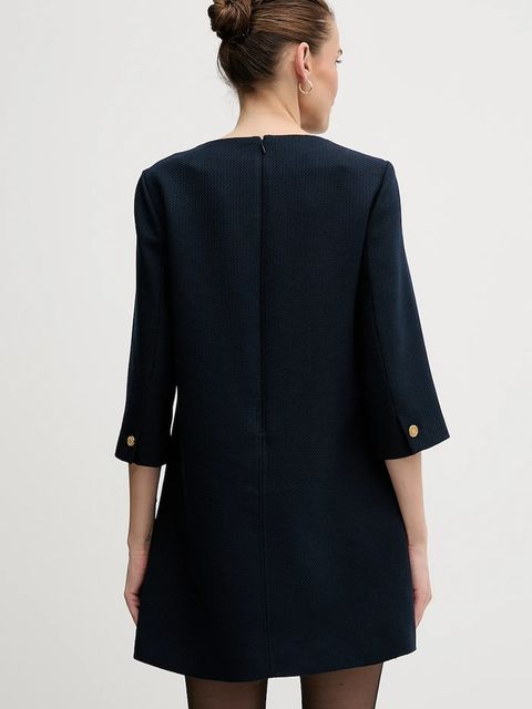 Tommy Hilfiger sukienka kolor granatowy mini rozkloszowana WW0WW47800