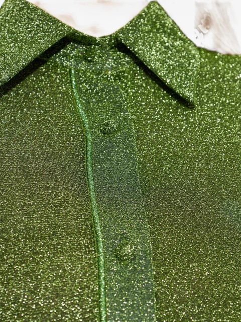 Oséree Lumiere buttoned shirt - Green