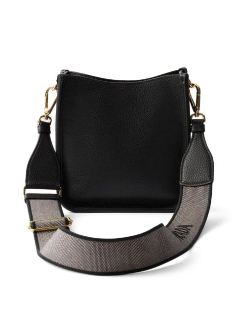 Prada mini leather shoulder bag - Black