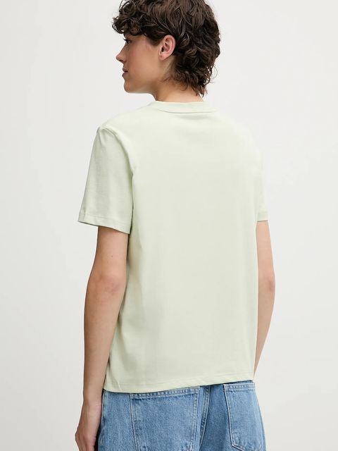 Calvin Klein Jeans t-shirt bawełniany damski kolor zielony LV047C912G - zdjęcie produktu nr 2