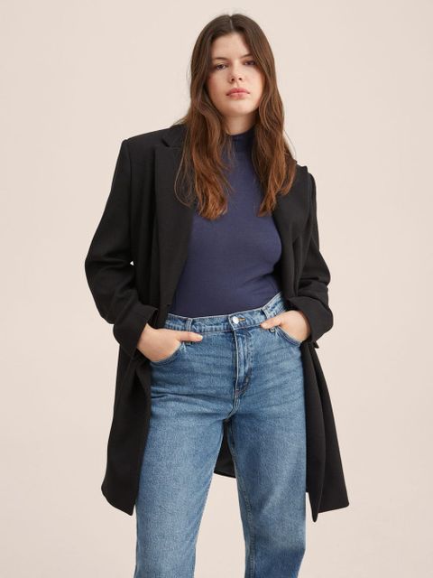 Dżinsy Mom z elastycznego denimu