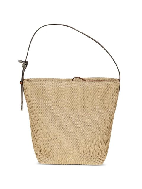 PINKO woven buckle-strap bucket bag - Neutrals - zdjęcie produktu nr 1