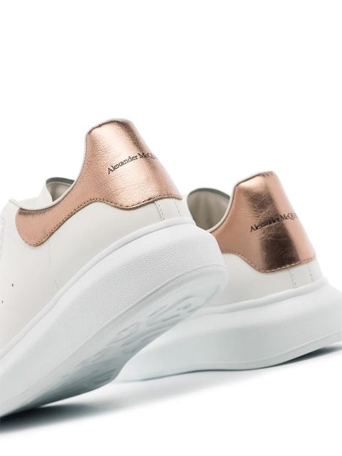 Alexander McQueen Oversized leather sneakers - White - zdjęcie produktu nr 2